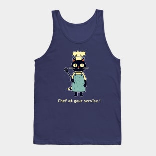 Chef at Your Service - for Culinary Enthusiast Tank Top